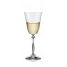 Angela Champagne Glass With Gold Pantograph Etching & Two Golden Bands - 185 ml