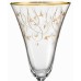 Victoria Wine Glass With Pantograph Golden Line & Leaf Design - 300 ml