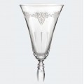 Victoria Wine Glass With Pantograph Etched Georgian Design - 300 ml