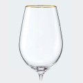 Viola Design Wine Glass With 1mm Gold Rim - 350 ml