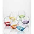 Crazy Hand Painted Multi-Colured Tumblers 390 ml