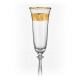 Angela Love Champagne Glass Gold Hearts 190ml